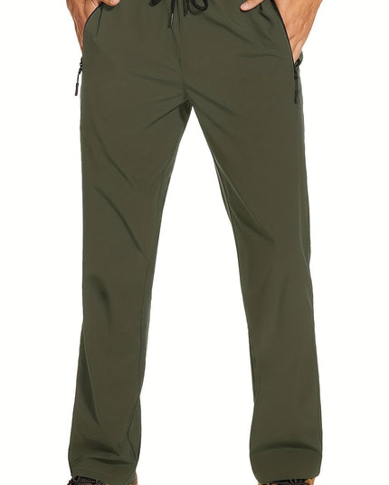 Men's Lightweight Quick-Dry Hiking Pants - Water-Resistant & Breathable