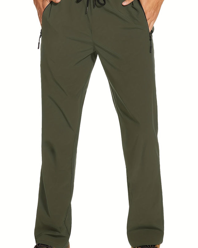 Men's Lightweight Quick-Dry Hiking Pants - Water-Resistant & Breathable