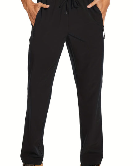 Men's Lightweight Quick-Dry Hiking Pants - Water-Resistant & Breathable