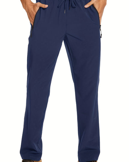 Men's Lightweight Quick-Dry Hiking Pants - Water-Resistant & Breathable