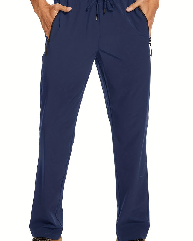 Men's Lightweight Quick-Dry Hiking Pants - Water-Resistant & Breathable