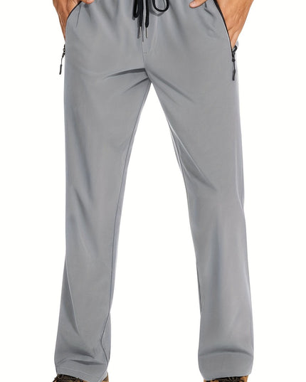 Men's Lightweight Quick-Dry Hiking Pants - Water-Resistant & Breathable