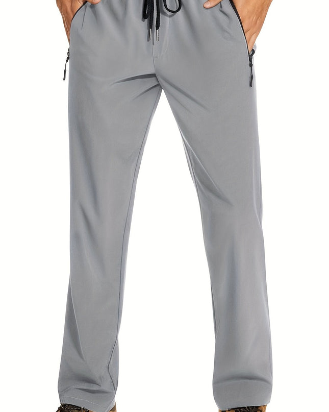 Men's Lightweight Quick-Dry Hiking Pants - Water-Resistant & Breathable