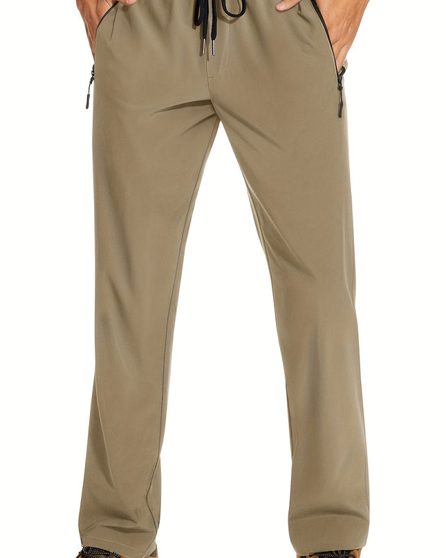 Men's Lightweight Quick-Dry Hiking Pants - Water-Resistant & Breathable