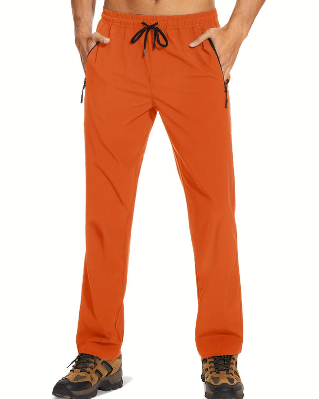 Men's Lightweight Quick-Dry Hiking Pants - Water-Resistant & Breathable