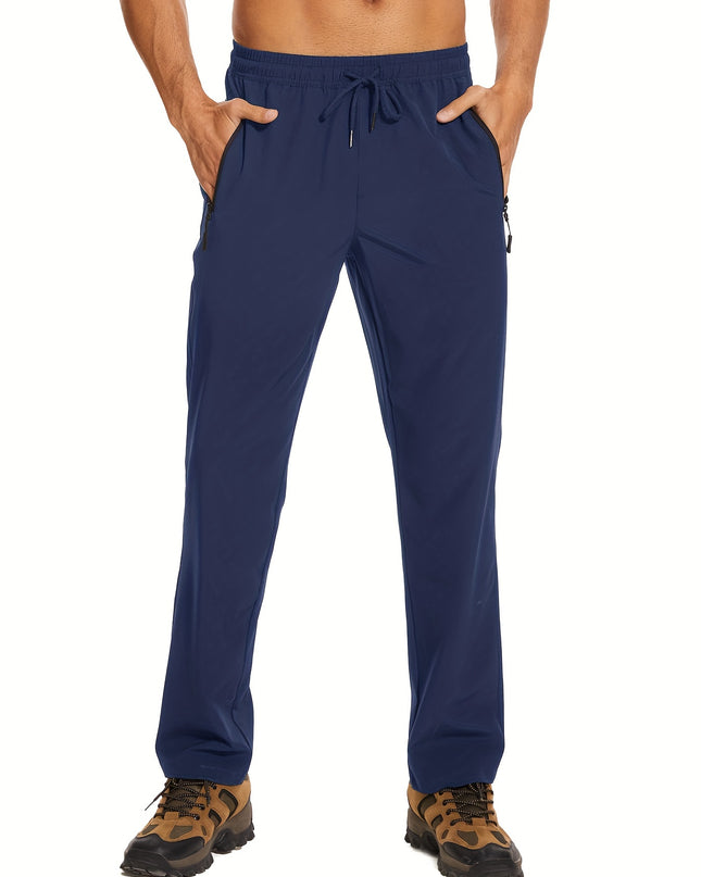 Men's Lightweight Quick-Dry Hiking Pants - Water-Resistant & Breathable