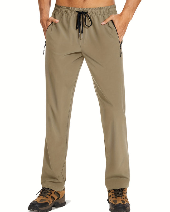Men's Lightweight Quick-Dry Hiking Pants - Water-Resistant & Breathable