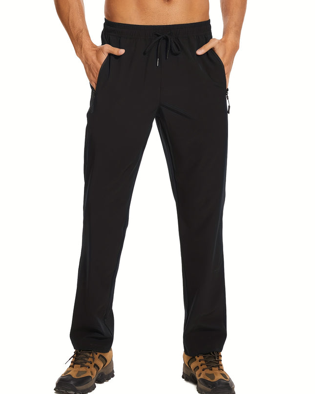 Men's Lightweight Quick-Dry Hiking Pants - Water-Resistant & Breathable