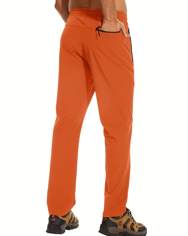 Men's Lightweight Quick-Dry Hiking Pants - Water-Resistant & Breathable