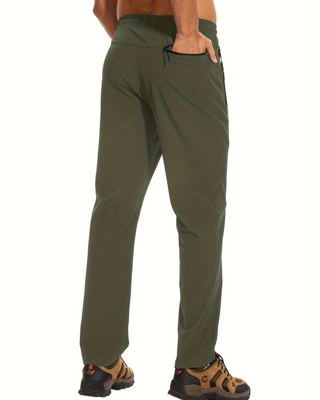 Men's Lightweight Quick-Dry Hiking Pants - Water-Resistant & Breathable