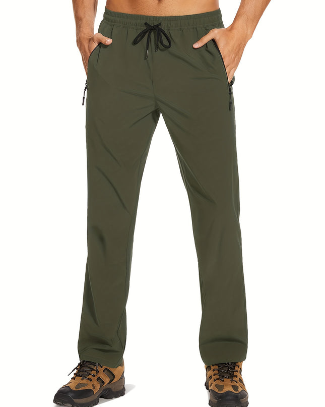 Men's Lightweight Quick-Dry Hiking Pants - Water-Resistant & Breathable