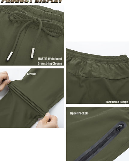 Men's Lightweight Quick-Dry Trousers - Breathable Hiking Pants