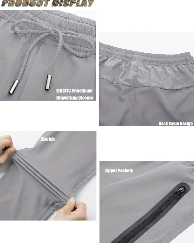 Men's Lightweight Quick-Dry Trousers - Breathable Hiking Pants