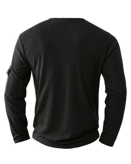 Men's Lightweight Sweatshirt - Casual Long Sleeve Top for Spring/Autumn