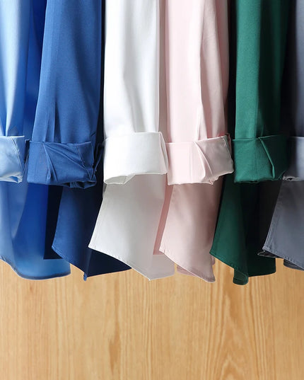 Men's Long Sleeve Casual Dress Shirt - Smooth, Wrinkle-Free Comfort
