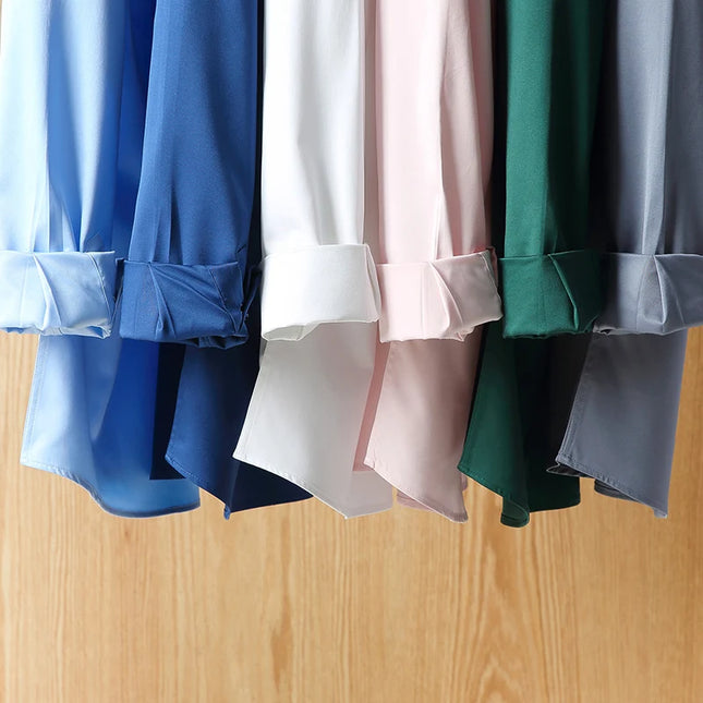 Men's Long Sleeve Casual Dress Shirt - Smooth, Wrinkle-Free Comfort