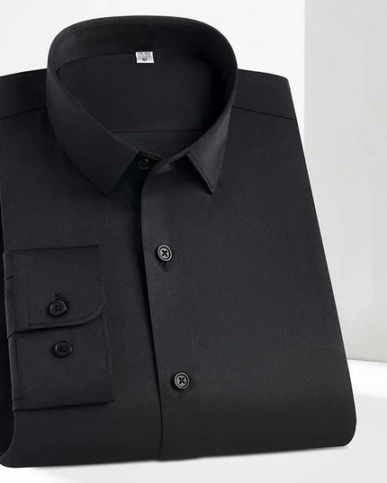 Men's Long Sleeve Casual Dress Shirt - Smooth, Wrinkle-Free Comfort