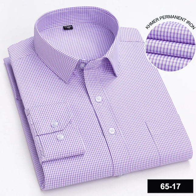 Men's Long Sleeve Plaid Shirt - Casual Fashion for All Seasons