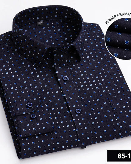 Men's Long Sleeve Plaid Shirt - Casual Fashion for All Seasons