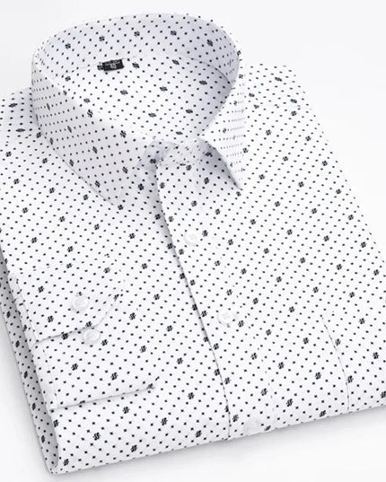 Men's Long Sleeve Plaid Shirt - Casual Fashion for All Seasons