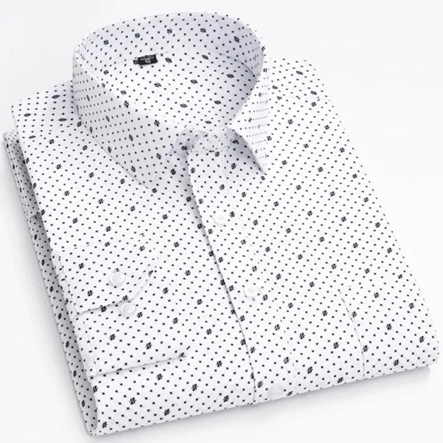 Men's Long Sleeve Plaid Shirt - Casual Fashion for All Seasons