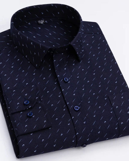 Men's Long Sleeve Plaid Shirt - Casual Fashion for All Seasons