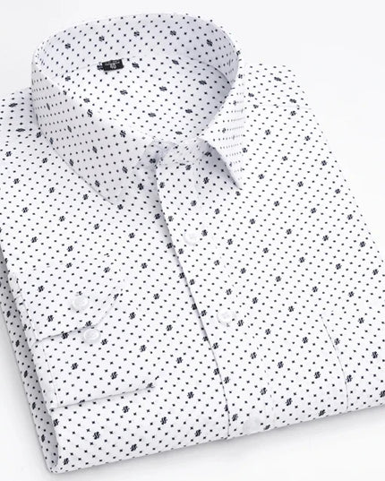 Men's Long Sleeve Plaid Shirt - Casual Fashion for All Seasons