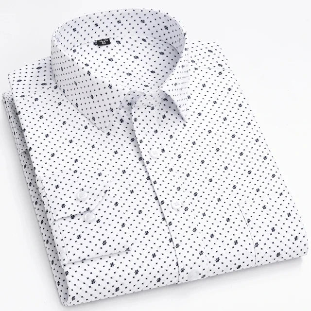 Men's Long Sleeve Plaid Shirt - Casual Fashion for All Seasons