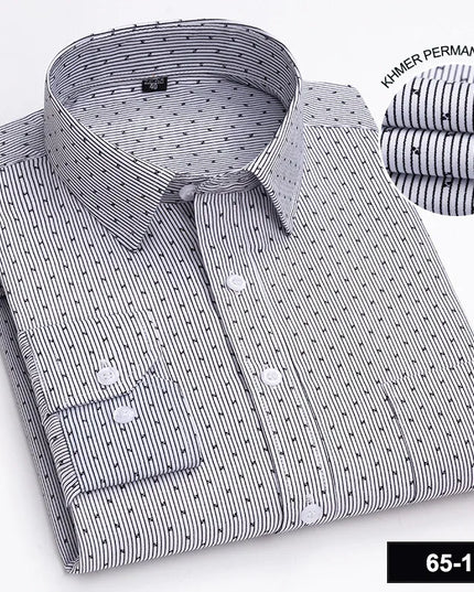 Men's Long Sleeve Plaid Shirt - Casual Fashion for All Seasons