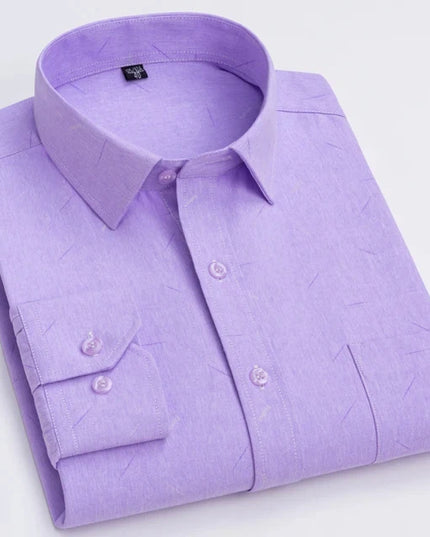 Men's Long Sleeve Plaid Shirt - Casual Fashion for All Seasons