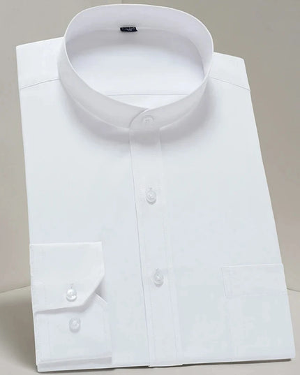 Men's Long Sleeve Slim Fit Shirt - Spring Autumn Business Comfort
