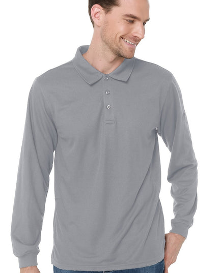 Men's Long Sleeve Sports Top - Moisture Wicking for Outdoor Activities