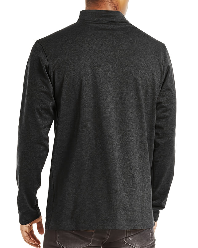 Men's Long Sleeve Sports Top - Stretchy & Comfortable Fit