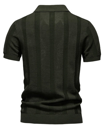 Men's Mesh Polo Shirt - Breathable Casual Top for Summer