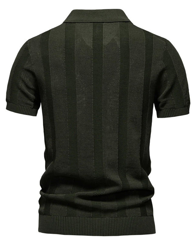 Men's Mesh Polo Shirt - Breathable Casual Top for Summer