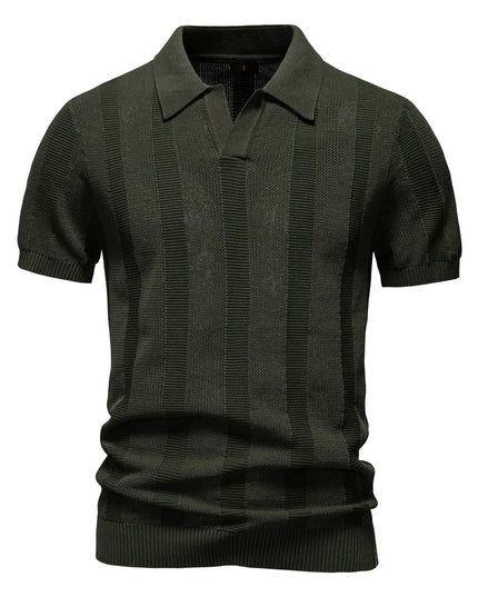 Men's Mesh Polo Shirt - Breathable Casual Top for Summer