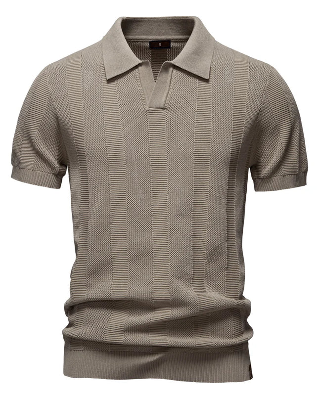 Men's Mesh Polo Shirt - Breathable Casual Top for Summer