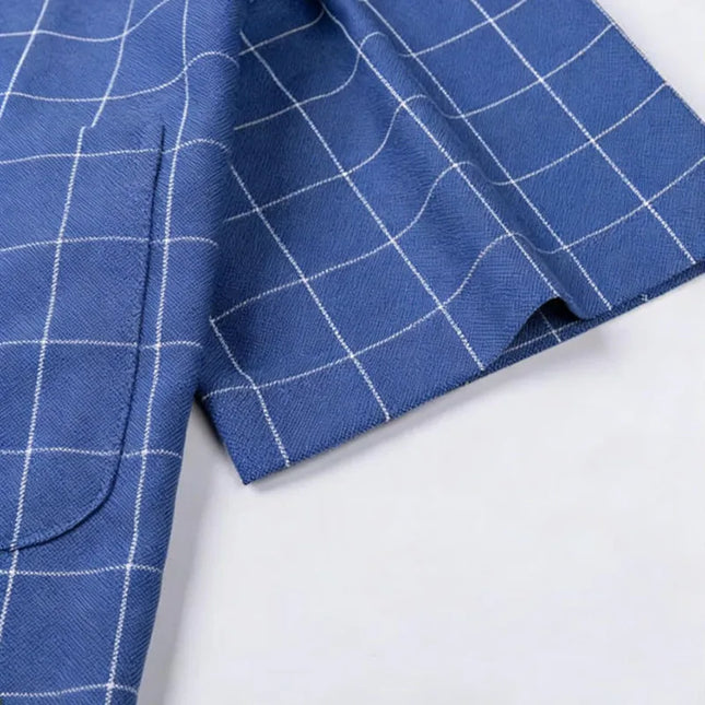 Men's Oxford Short Sleeve Shirt - Comfortable Cotton with Pocket