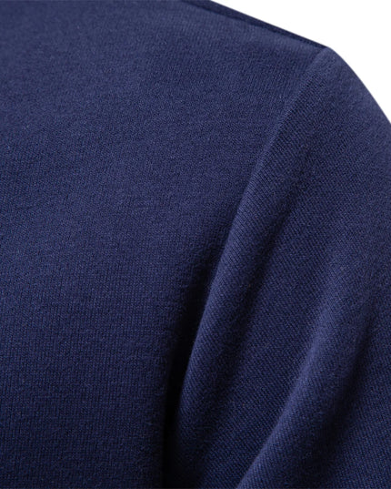 Men's Polo Neck Sweatshirts - Casual Autumn Fashion