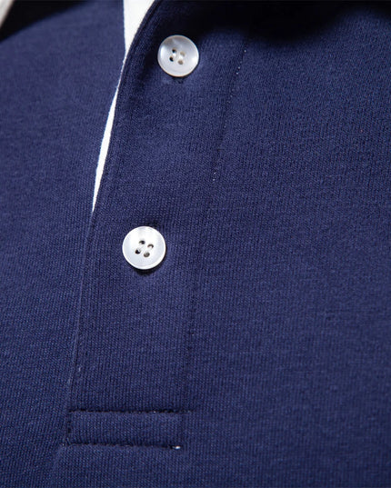 Men's Polo Neck Sweatshirts - Casual Autumn Fashion