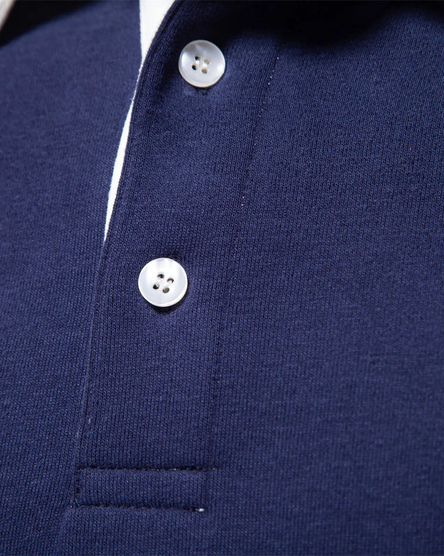 Men's Polo Neck Sweatshirts - Casual Autumn Fashion