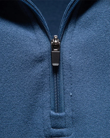 Men's Pullover Zipper Sweatshirt - Casual Warm Streetwear