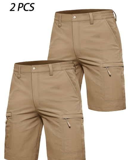 Men's Quick-Dry Cargo Shorts - Lightweight & Breathable Design
