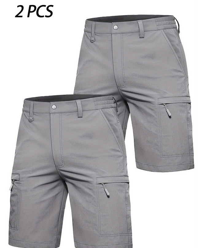 Men's Quick-Dry Cargo Shorts - Lightweight & Breathable Design