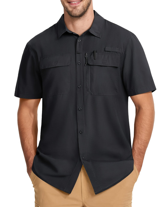 Men's Quick-Dry Fishing Shirt - Lightweight & Breathable Comfort