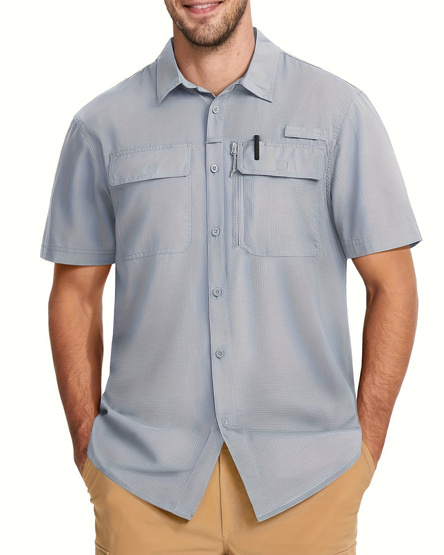 Men's Quick-Dry Fishing Shirt - Lightweight & Breathable Comfort