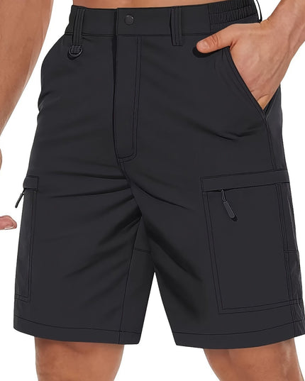 Men's Quick-Dry Hiking Cargo Shorts - Lightweight & Water Resistant