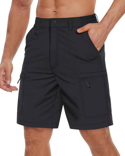 Men's Quick-Dry Hiking Cargo Shorts - Lightweight & Water Resistant