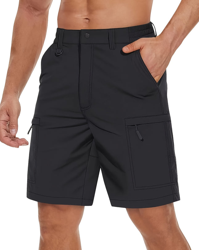 Men's Quick-Dry Hiking Cargo Shorts - Lightweight & Water Resistant