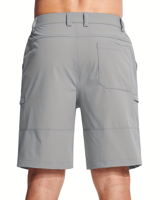 Men's Quick-Dry Hiking Cargo Shorts - Lightweight & Water Resistant